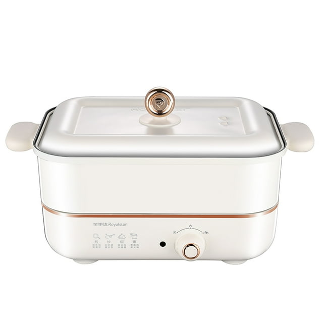 6L Slow Cooker Electric Hot Pot Non-Stick Hotpot Multi-Power Control