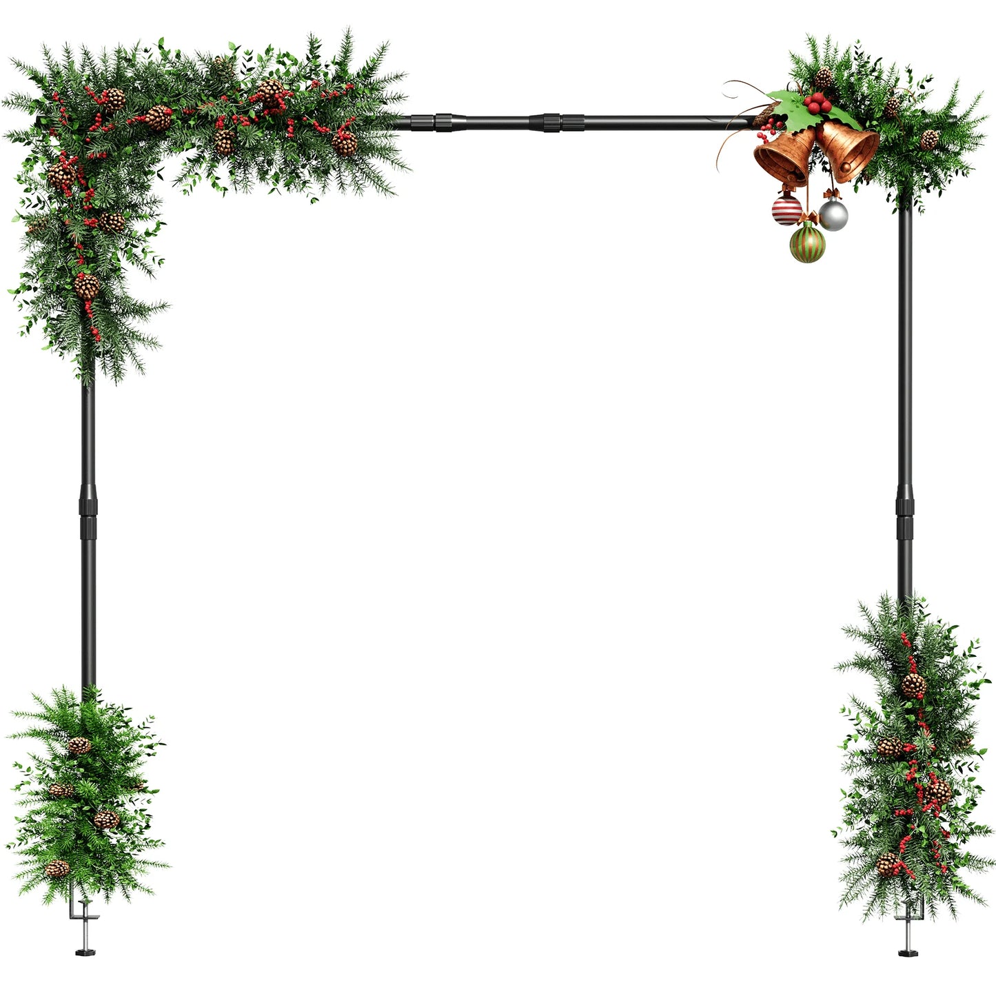 JOZ Adjustable Arch Backdrop Stand Birthday Decorations Baby Shower Decoration Wedding Engagement Party Balloon Arch