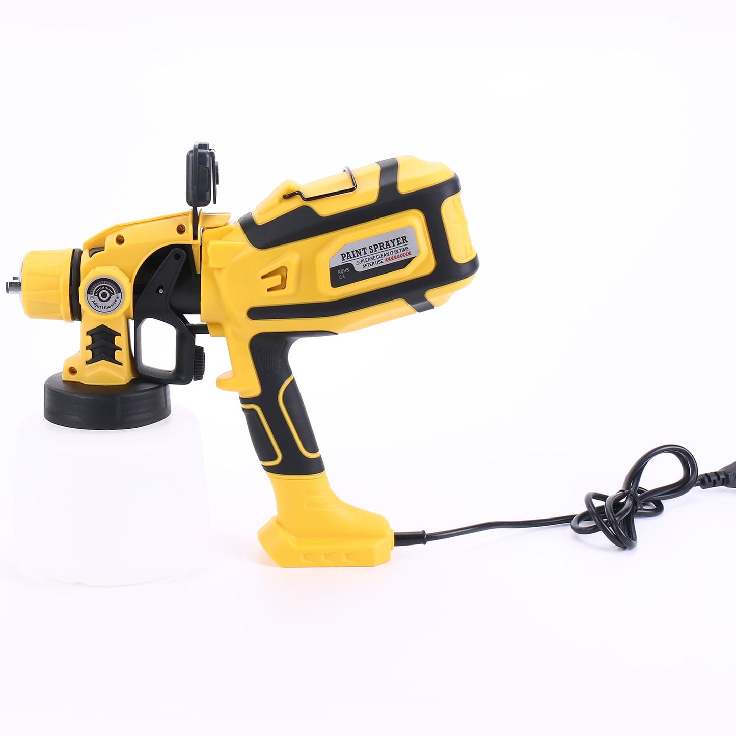 Mr IRONSTONE Paint Sprayer 1000W HVLP High Power Electric Spray Paint Gun 1400ml High Capacity Container Easy to Clean for House Painting, Home Interior and Exterior