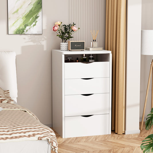 Mr IRONSTONE 19 Inch Small Vanity Desk with LED Mirror and Stool, Compact Makeup Dressing Table Set with Drawer, Modern Beauty Station for Small Space, White