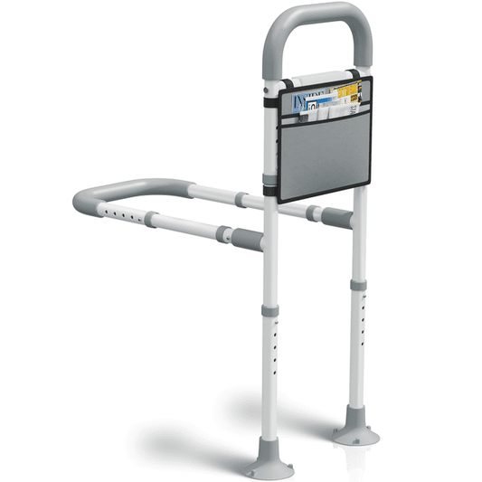 Mr IRONSTONE Bed Rails for Elderly Adults Safety with Leg Adjustable, Bed Cane for Seniors with Free Storage Bag and Fixing Strap