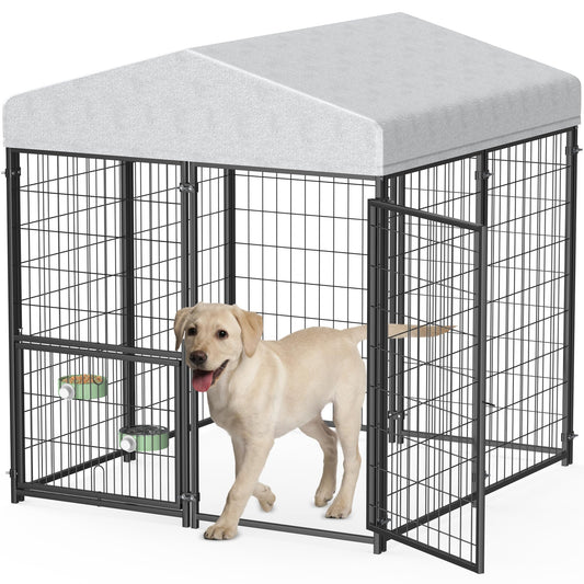 Mr IRONSTONE dog kennel with roof